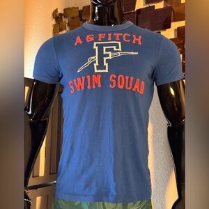 RARE Abercrombie & Fitch Men’s Swim Squad Vintage Tee Shirt